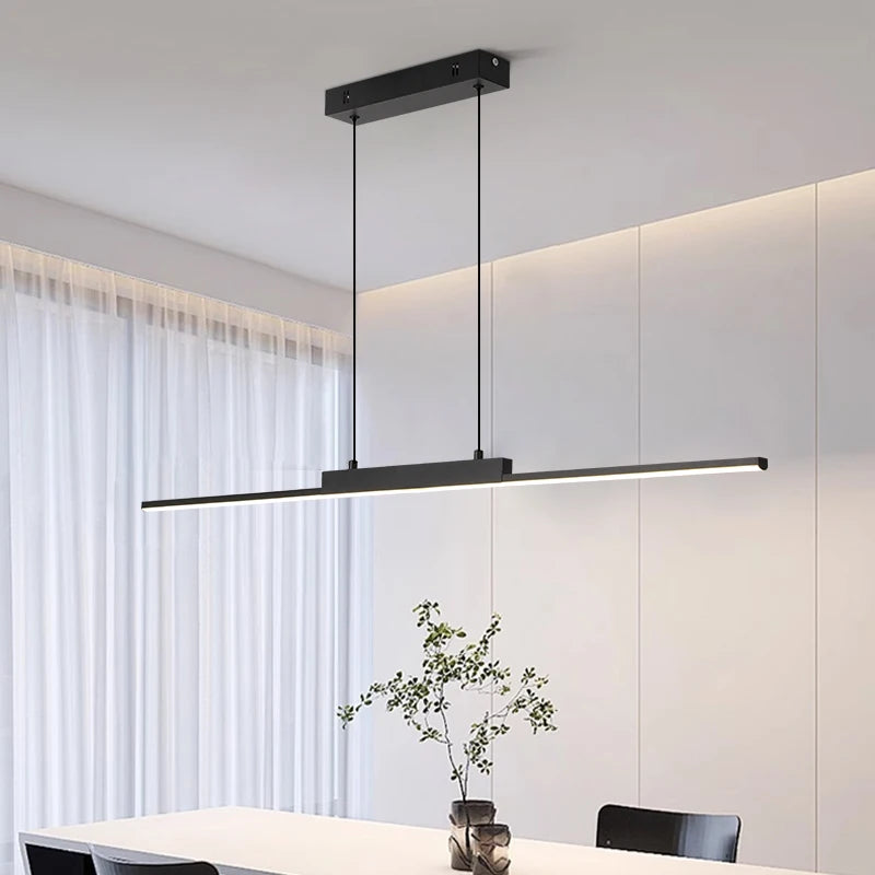 Minimalist Gold Iron Pendant Light for Dining Room