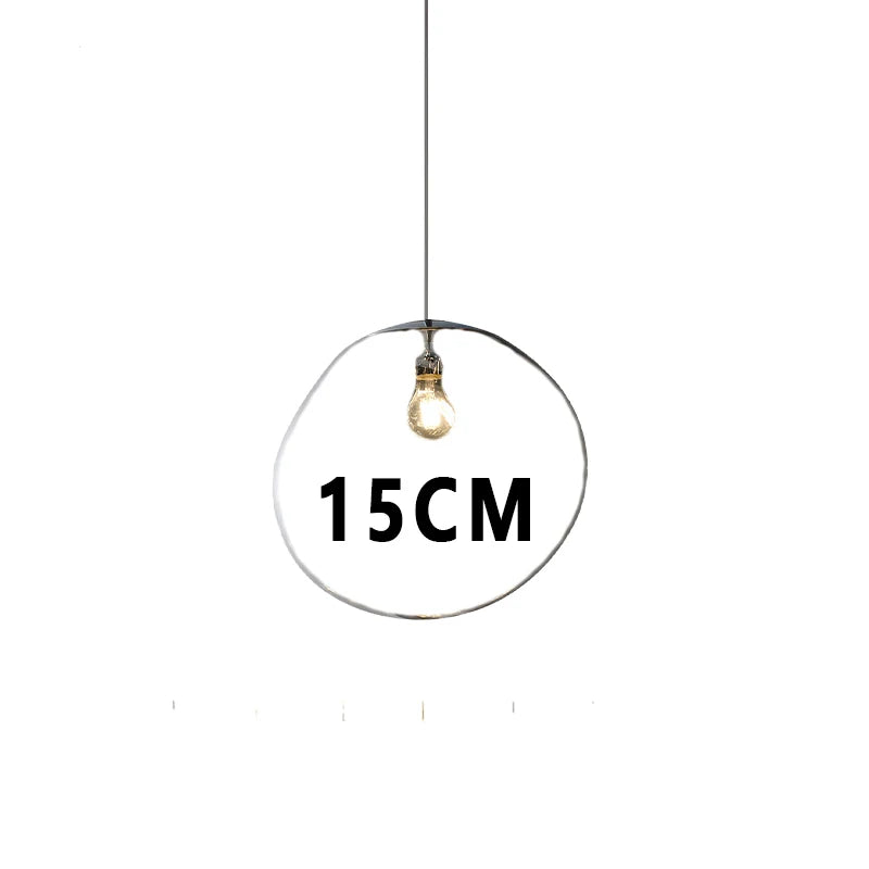 Nordic Glass Pendant Light - Lava Design Hanging Lamp
