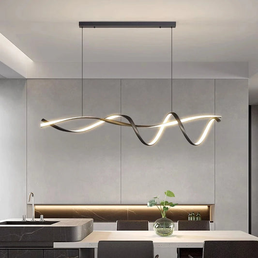 Minimalist LED Pendant Light for Dining Room