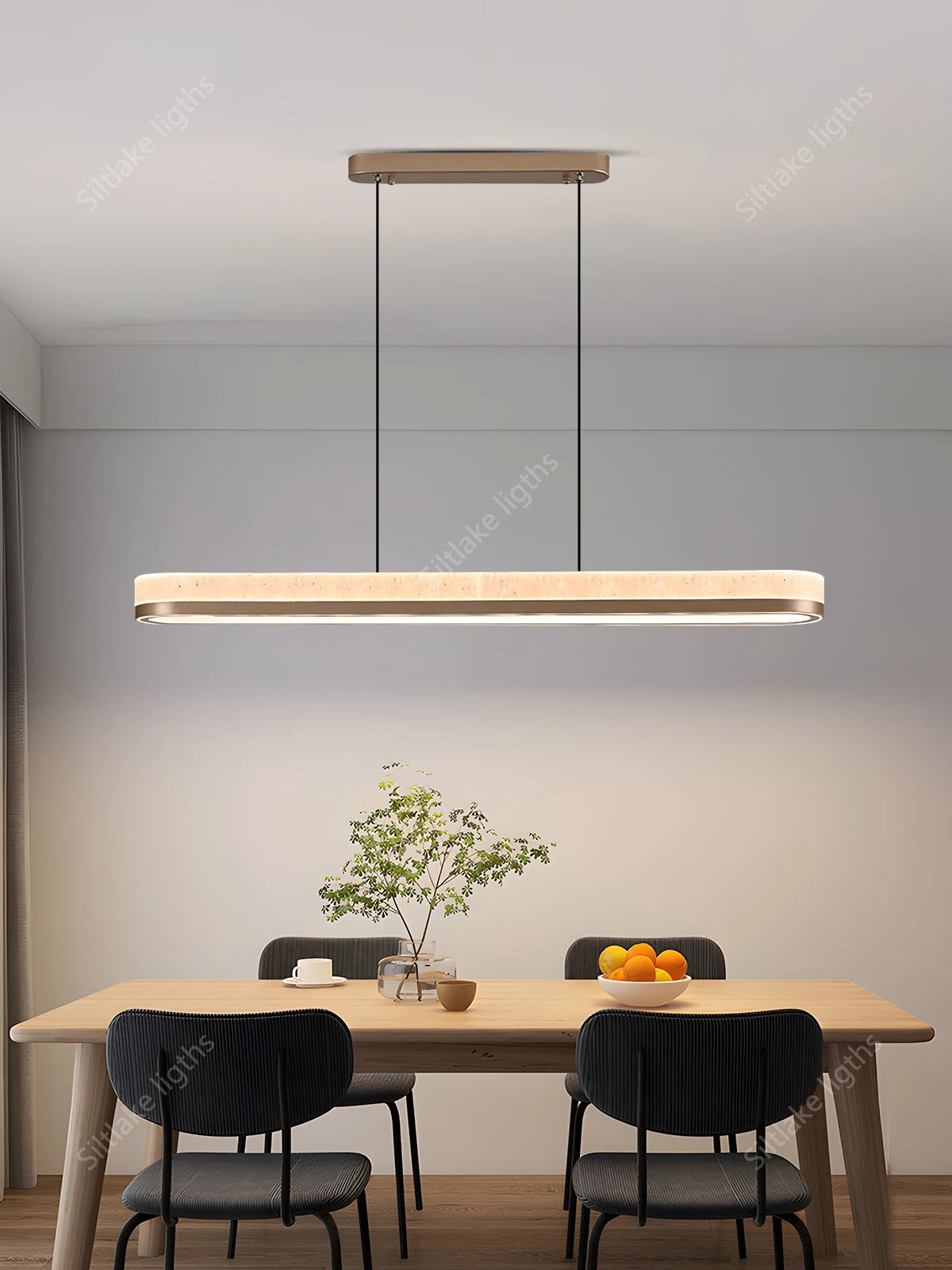 Nordic Wood Pendant Light for Dining Room