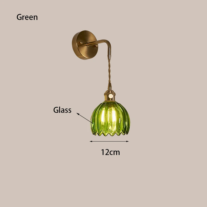 Lámpara colgante de cristal retro moderna con diseño de cuerda trenzada