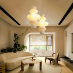 Nordic Rice Paper Pendant Light - Stacked Design
