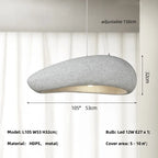 Minimalist Wabi Sabi Pendant Light for Dining Room
