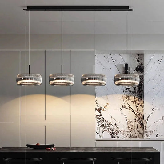 Minimalist Glass Pendant Light for Dining Room