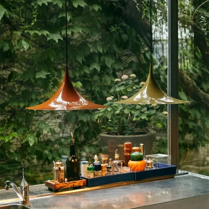 Minimalist Metal Pendant Light for Dining Room