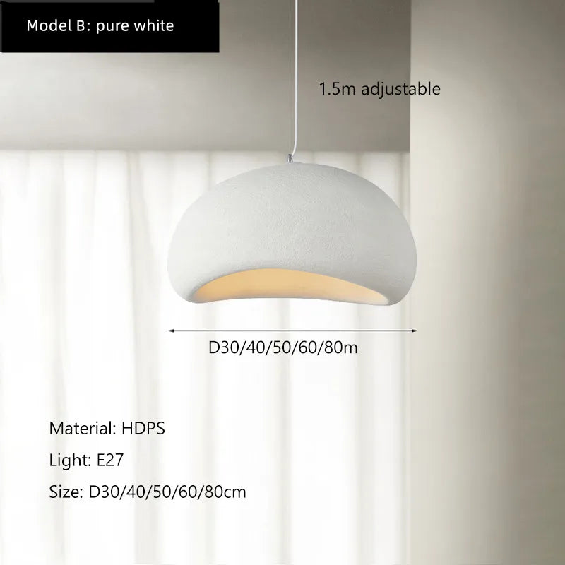 Minimalist Resin Pendant Light for Dining Room