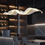 Lámpara colgante LED de onda nórdica para comedor