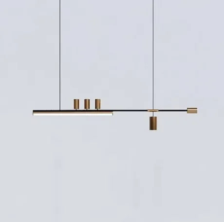 Lámpara colgante de hierro minimalista para comedor