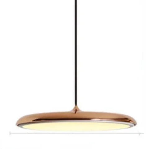 Modern UFO Disc LED Pendant Light in Eight Colors for Dining Table