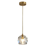 Crystal Glass Pendant Light for Dining Room