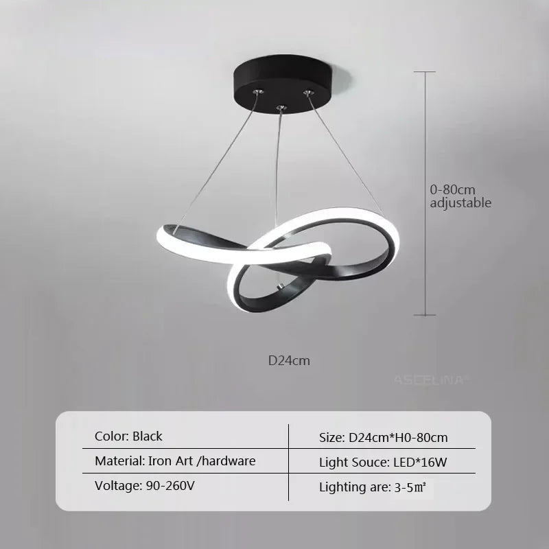 Nordic LED Pendant Light - Modern Hanging Lamp