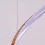 Modern LED Pendant Light with Twisted Metal Arms