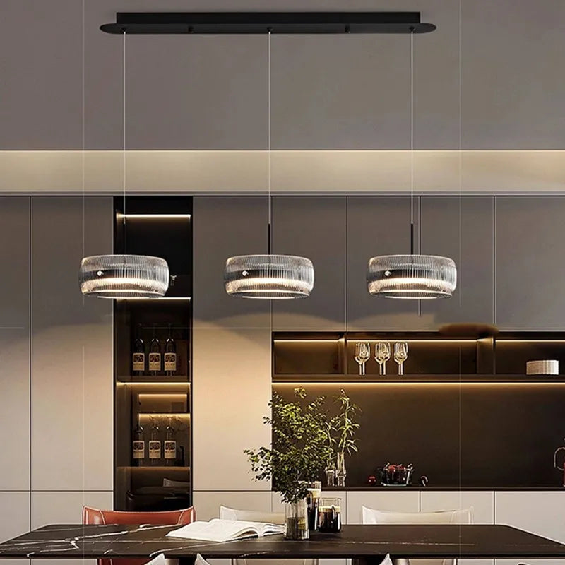 Minimalist Glass Pendant Light for Dining Room