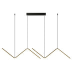 Minimalist Aluminum Pendant Light - Nordic Wave Design