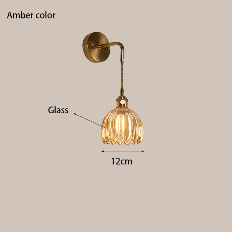 Lámpara colgante de cristal retro moderna con diseño de cuerda trenzada