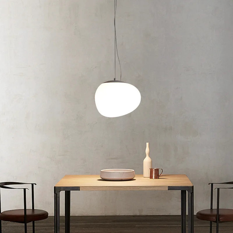 Italian Designer Irregular Glass Ball Pendant Light Ceiling Chandelier Suspension Hanging Lamp