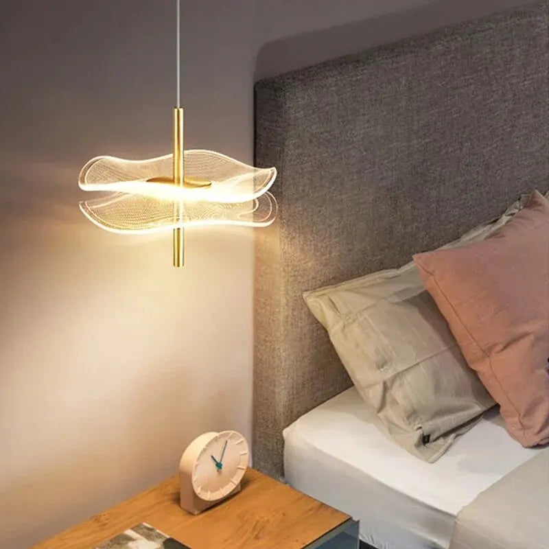 Nordic LED Acrylic Pendant Light for Bedroom