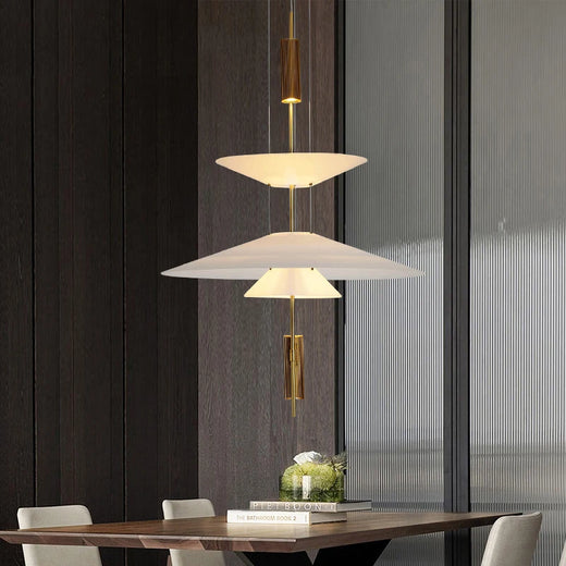 Minimalist Acrylic Iron Pendant Light for Dining