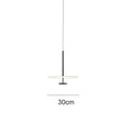 Minimalist Black Metal Disc Pendant Light for Dining