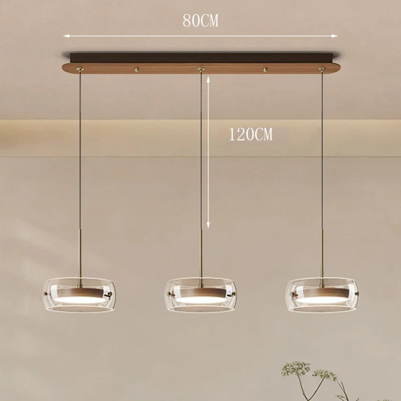 Nordic Glass Pendant Light for Dining Room