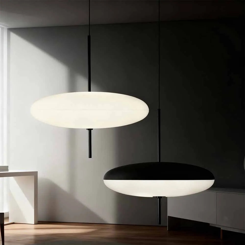 Lámpara colgante de cristal minimalista para comedor