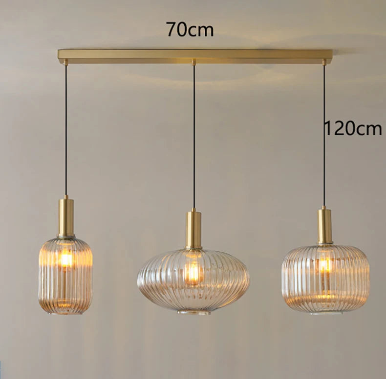 Nordic Glass Pendant Light for Dining Room