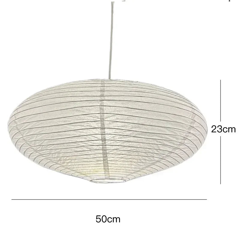 Minimalist Rice Paper Pendant Light for Dining Room
