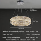 Modern Luxury Crystal Ceiling Chandelier