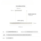 Minimalist Linear Pendant Light with Metal Finish