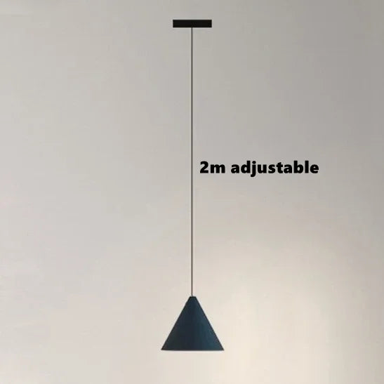 Minimalist Iron Cone Pendant Light for Dining Room