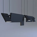 Nordic Iron Pendant Light with Acrylic Diffuser