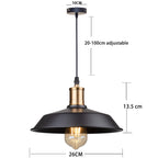 Industrial Gold Barn Dome Pendant Light for Kitchen Island and Cafe