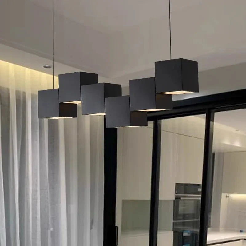 Minimalist Iron Pendant Light for Dining Room