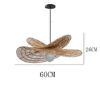 Bohemian Rattan Pendant Light for Bedroom
