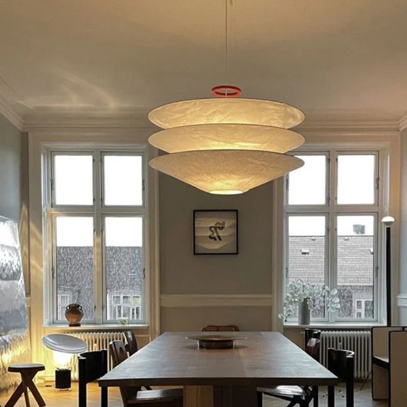 Nordic Minimalist Paper Pendant Light for Dining