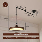 Retro Iron Pendant Light with Copper Shade