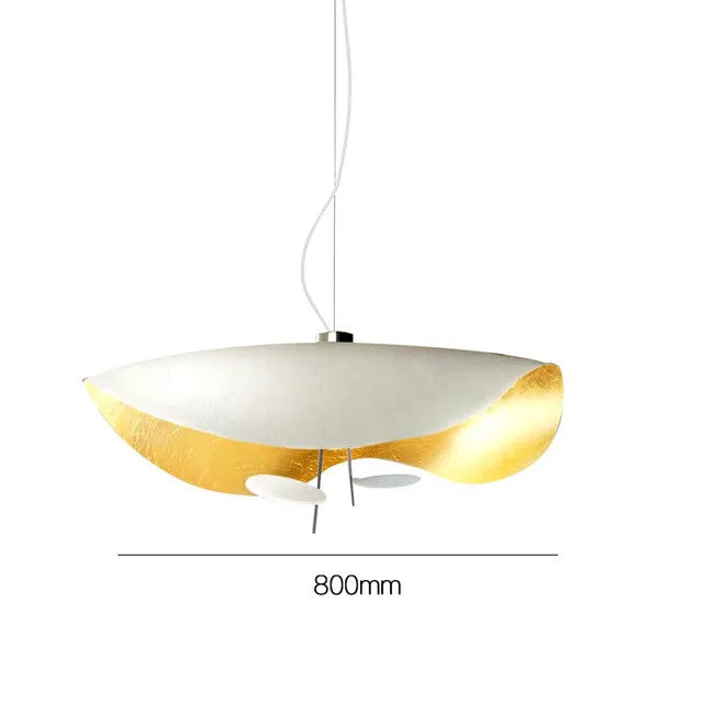 Industrial Retro Gold Pendant Light with Brass Accents