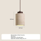 Japanese style Chandelier High Quality Stone Pendant Light Travertine Suspension Ceiling LED Hanging Lamp Kithcen Island Living