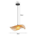 Modern Woven Disc Pendant Lamp