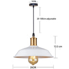 Industrial Gold Barn Dome Pendant Light for Kitchen Island and Cafe