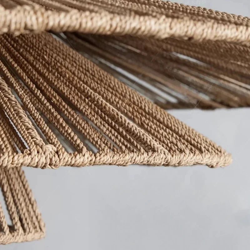 Wabi Sabi Rattan Pendant Light - Japanese Style