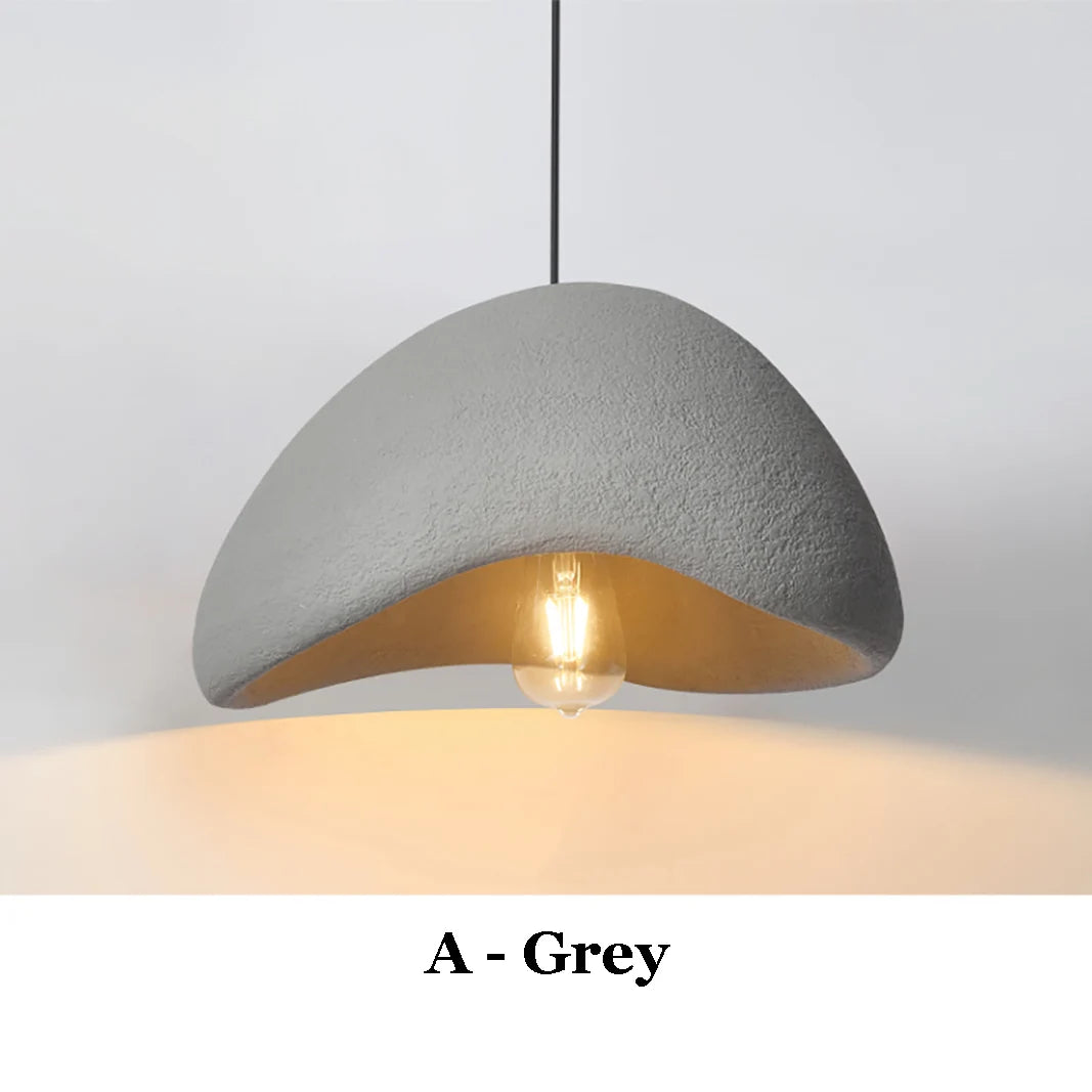 Minimalist White Iron Pendant Light for Dining Room