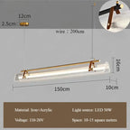 Minimalist Acrylic Glass Pendant Light for Dining