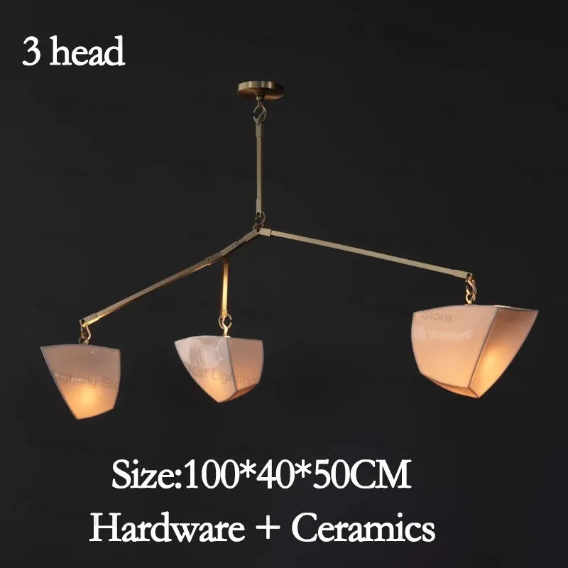 Minimalist White Ceramic Pendant Light Dimmable