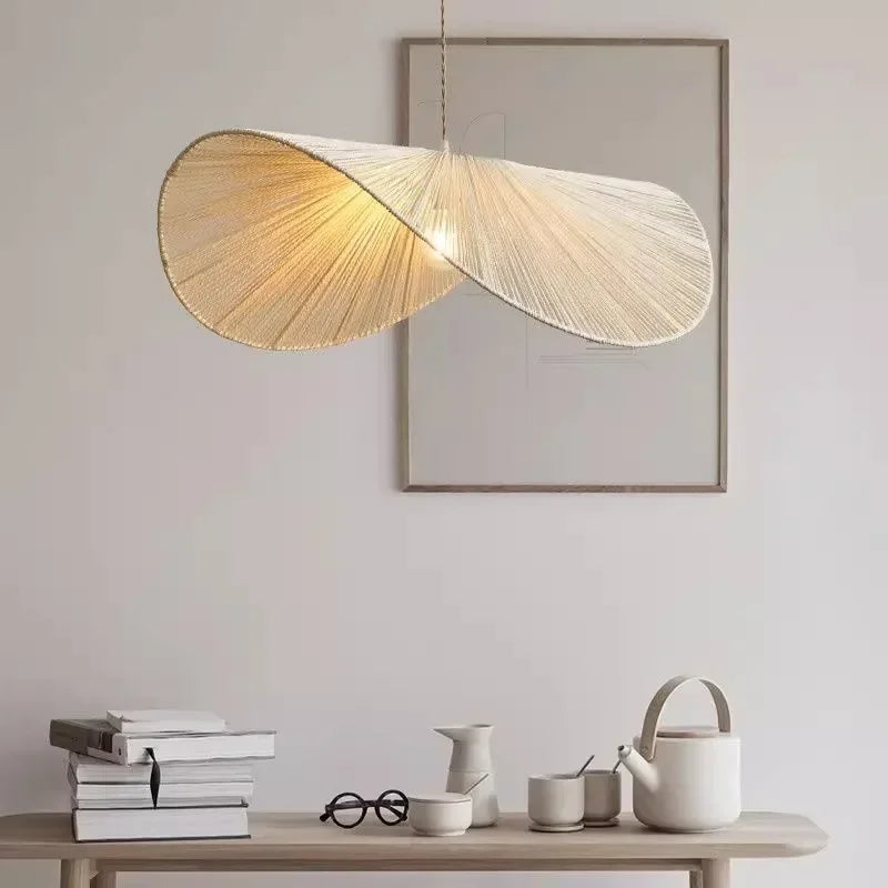 Bohemian Rattan Pendant Light for Dining Room