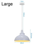 Industrial Iron Pendant Light for Dining Room Kitchen