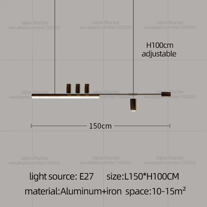 Minimalist Copper Pendant Light for Dining Room