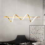 Nordic LED Pendant Light - Modern Wave Design