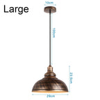 Industrial Iron Pendant Light for Dining Room Kitchen
