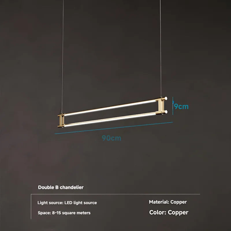 Nordic Copper Pendant Light for Dining Room